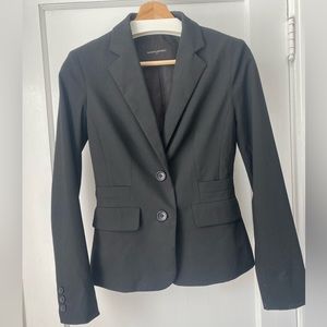 Size 0 Banana Republic fitted black blazer